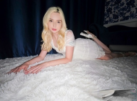 Skinny blonde teen Lexi Lore has POV sex with a long white cock 95351418